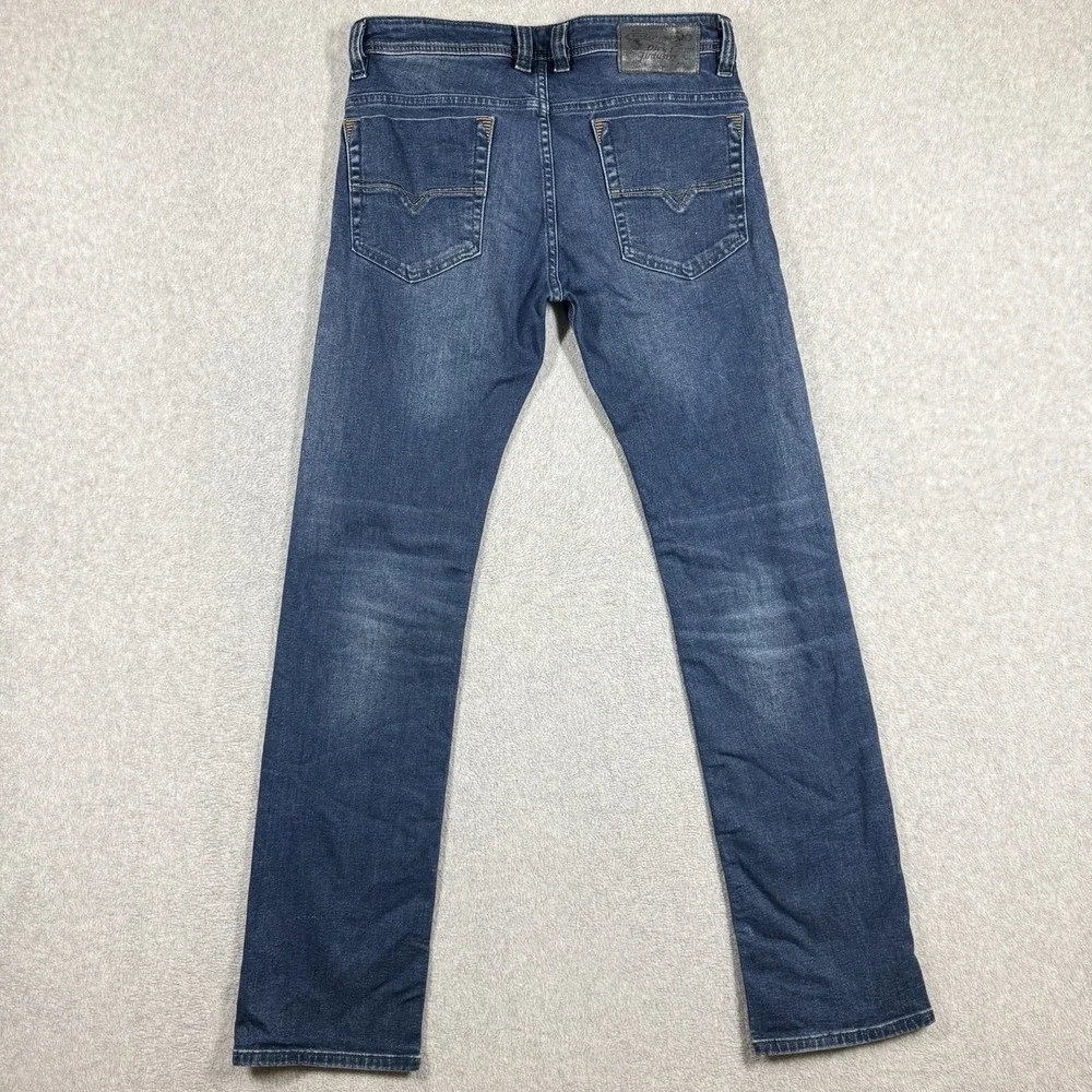 Diesel Safado-R Jeans Men 29x32 Blue Slim Straight Stretch‎ Medium Wash RC79I